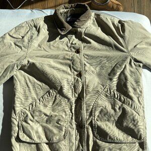 Lands End Women's flannel lined barn jacket large